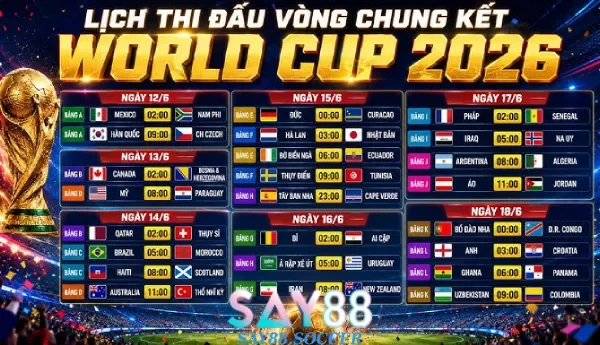Lịch WC 2026