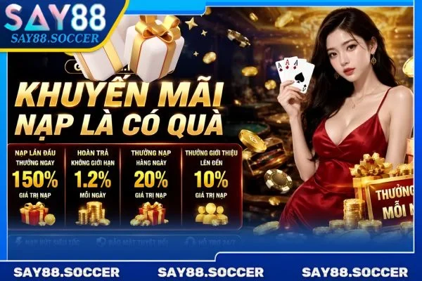 Khuyến mãi Say88 2 Những ưu đãi đặc biệt dành riêng cho hội viên SAY88.
